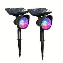 Load image into Gallery viewer, Outdoor Solar Rotating Color Projection Lamp