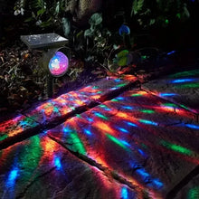 Load image into Gallery viewer, Outdoor Solar Rotating Color Projection Lamp