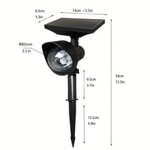 Load image into Gallery viewer, Outdoor Solar Rotating Color Projection Lamp