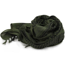 Load image into Gallery viewer, Outdoor Unisex Army Military Tactical Arab Shemagh Cotton Scarves Hunting Paintball Head Scarf Face Mesh Desert Bandanas Scarf Keffiyeh Women Men Scarf Shawl Wrap Pattern of Arab Shemagh Keffiyeh Men Arab Kufiyah Keffiyeh Arabic Muslim Head Wrap