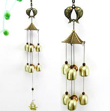 Load image into Gallery viewer, Outdoor Wind Chimes Yard Antique Superb Garden Copper Bells Wind-chimes Wall Hanging Decorations Best Metal Musical Wind Chime Home Decoration Amazing Addition To Patio Porch Garden Backyard