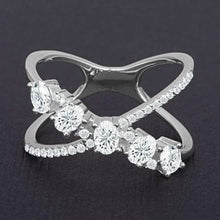 Load image into Gallery viewer, Oval Design Mini X Ring