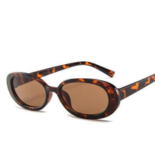 Load image into Gallery viewer, Oval Sunglasses For Women Retro Designer Glasses For Women/Men Small Eyewear For Women Tiny Small 90s Sunglasses Women Polarized Retro Oval Sunglasses Tinted Glasses