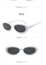Load image into Gallery viewer, Oval Sunglasses For Women Retro Designer Glasses For Women/Men Small Eyewear For Women Tiny Small 90s Sunglasses Women Polarized Retro Oval Sunglasses Tinted Glasses