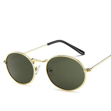 Load image into Gallery viewer, Oval Sunglasses Vintage Retro Sunglasses Designer Glasses for Women Men Oval Shape Sunglasses For Women/Men Popular Luxury Round Shape Sunglasses