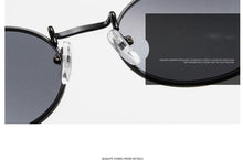 Load image into Gallery viewer, Oval Sunglasses Vintage Retro Sunglasses Designer Glasses for Women Men Oval Shape Sunglasses For Women/Men Popular Luxury Round Shape Sunglasses