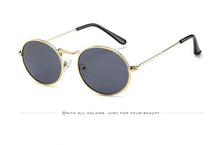 Load image into Gallery viewer, Oval Sunglasses Vintage Retro Sunglasses Designer Glasses for Women Men Oval Shape Sunglasses For Women/Men Popular Luxury Round Shape Sunglasses