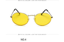 Load image into Gallery viewer, Oval Sunglasses Vintage Retro Sunglasses Designer Glasses for Women Men Oval Shape Sunglasses For Women/Men Popular Luxury Round Shape Sunglasses