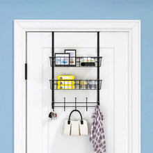 Load image into Gallery viewer, Over The Door Hooks Organizer