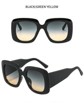 Load image into Gallery viewer, Oversized Leopard Unique & Attractive Designer Sunglasses For Women & Men Luxury Shades In Brown Square Size Sun Glasses Luxury Square Gradient Sun Glasses Shades