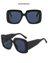 Load image into Gallery viewer, Oversized Leopard Unique & Attractive Designer Sunglasses For Women & Men Luxury Shades In Brown Square Size Sun Glasses Luxury Square Gradient Sun Glasses Shades