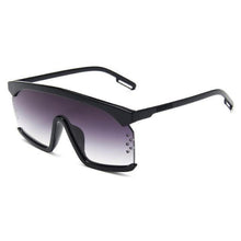 Load image into Gallery viewer, Oversized Shield Sunglasses for Women Men Square Rimless Fashion Shades Sunglasses For Women & Men Elegant Shades For Women Popular Oversized Festival Trendy Sunglasses For Men & Women