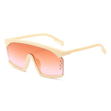 Load image into Gallery viewer, Oversized Shield Sunglasses for Women Men Square Rimless Fashion Shades Sunglasses For Women & Men Elegant Shades For Women Popular Oversized Festival Trendy Sunglasses For Men & Women