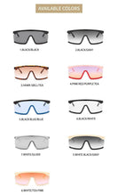Load image into Gallery viewer, Oversized Shield Sunglasses for Women Men Square Rimless Fashion Shades Sunglasses For Women & Men Elegant Shades For Women Popular Oversized Festival Trendy Sunglasses For Men & Women