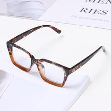 Load image into Gallery viewer, Oversized Square Reading Glasses For Men Women Portable Large Frame High Definition Computer Gaming Eyeglasses Eye Protection Eyewear Diopter 0~+ 3.00