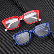Load image into Gallery viewer, Oversized Square Reading Glasses For Men Women Portable Large Frame High Definition Computer Gaming Eyeglasses Eye Protection Eyewear Diopter 0~+ 3.00