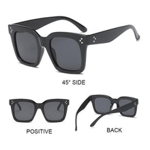 Load image into Gallery viewer, Oversized Women Square Retro Sunglasses Women Elegant Glasses For Women Luxury Eyeglasses Design Women/Men Ladies Fashion Comfortable Sunglasses