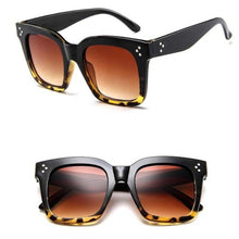 Load image into Gallery viewer, Oversized Women Square Retro Sunglasses Women Elegant Glasses For Women Luxury Eyeglasses Design Women/Men Ladies Fashion Comfortable Sunglasses