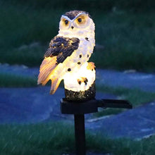 Load image into Gallery viewer, Owl Solar LED Lights with Decorative Stake