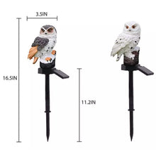 Load image into Gallery viewer, Owl Solar LED Lights with Decorative Stake