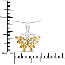 Load image into Gallery viewer, 1.32 Carat Genuine Citrine .925 Sterling Silver Pendant