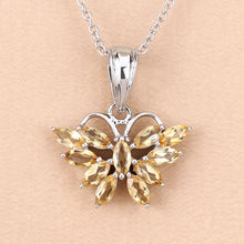 Load image into Gallery viewer, 1.32 Carat Genuine Citrine .925 Sterling Silver Pendant