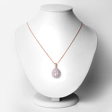 Load image into Gallery viewer, 4.26 Carat Genuine Kunzite and White Topaz .925 Sterling Silver Pendant