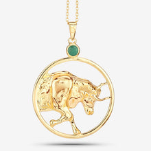 Load image into Gallery viewer, 0.23 Carat Genuine Emerald .925 Sterling Silver Pendant