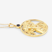 Load image into Gallery viewer, 0.27 Carat Genuine Blue Sapphire .925 Sterling Silver Pendant