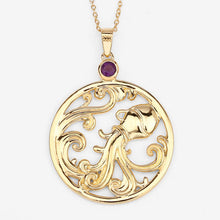 Load image into Gallery viewer, 0.24 Carat Genuine Amethyst .925 Sterling Silver Pendant