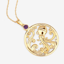Load image into Gallery viewer, 0.24 Carat Genuine Amethyst .925 Sterling Silver Pendant