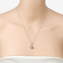 Load image into Gallery viewer, 0.64 Carat Genuine Peridot .925 Sterling Silver Pendant