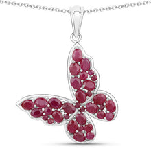 Load image into Gallery viewer, 4.72 Carat Genuine Ruby .925 Sterling Silver Pendant