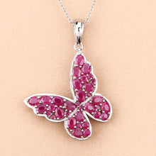 Load image into Gallery viewer, 4.72 Carat Genuine Ruby .925 Sterling Silver Pendant