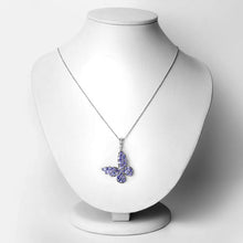 Load image into Gallery viewer, 3.78 Carat Genuine Tanzanite .925 Sterling Silver Pendant