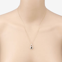 Load image into Gallery viewer, IGI Certified 2.50 Carat Genuine Brown Diamond Center and 0.31cttw White Diamond 18K Yellow Gold Pendant (2.81cttw)