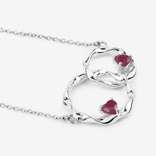 Load image into Gallery viewer, 0.70 Carat Genuine Ruby .925 Sterling Silver Pendant