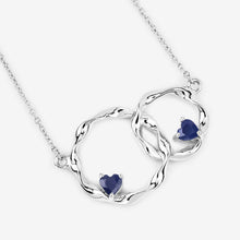 Load image into Gallery viewer, 0.70 Carat Genuine Blue Sapphire .925 Sterling Silver Pendant