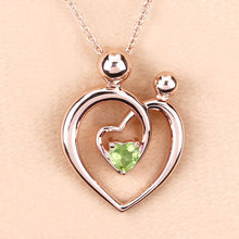 Load image into Gallery viewer, 0.25 Carat Genuine Peridot .925 Sterling Silver Pendant