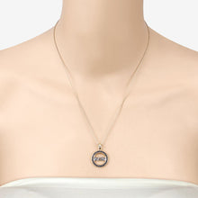 Load image into Gallery viewer, 0.64 Carat Genuine Blue Sapphire .925 Sterling Silver Pendant
