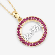 Load image into Gallery viewer, 0.64 Carat Genuine Ruby .925 Sterling Silver Pendant