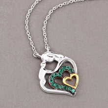 Load image into Gallery viewer, 0.24 Carat Genuine Emerald .925 Sterling Silver Pendant