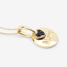 Load image into Gallery viewer, 0.20 Carat Genuine Blue Sapphire .925 Sterling Silver Pendant