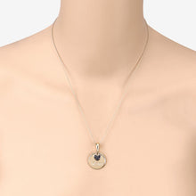 Load image into Gallery viewer, 0.20 Carat Genuine Blue Sapphire .925 Sterling Silver Pendant