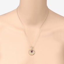 Load image into Gallery viewer, 0.20 Carat Genuine Ruby .925 Sterling Silver Pendant