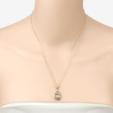 Load image into Gallery viewer, 0.17 Carat Genuine Emerald .925 Sterling Silver Pendant