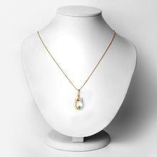 Load image into Gallery viewer, 0.17 Carat Genuine Emerald .925 Sterling Silver Pendant