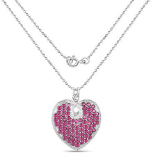 Load image into Gallery viewer, 8.03 Carat Genuine Ruby .925 Sterling Silver Pendant