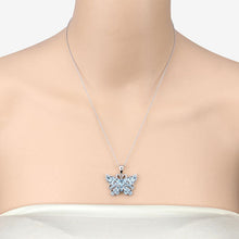 Load image into Gallery viewer, 4.84 Carat Genuine Swiss Blue Topaz .925 Sterling Silver Pendant