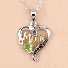 Load image into Gallery viewer, 0.49 Carat Genuine Peridot and Black Spinel .925 Sterling Silver Pendant